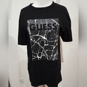 Guess Mens Black T Shirt